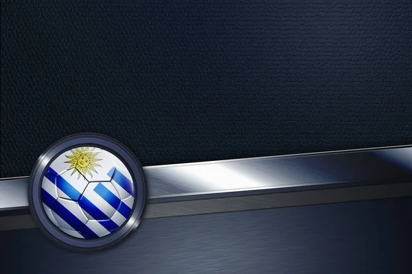 Interfejs Sportowy Piłką Nożną Urugwaj — Zdjęcie stockowe