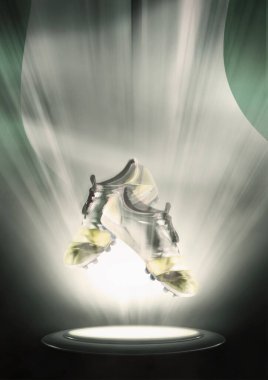 Nijerya bayraklı futbol kramponları