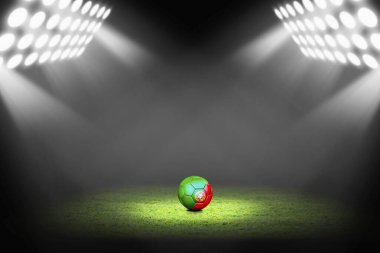 Futbol sahasında Portekiz topu