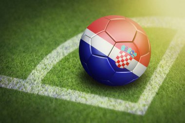 Hırvatistan 'ın bayrak futbol topuyla köşeyi dönüyor
