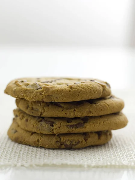 Galletas Chocolate Blanco Chip —  Fotos de Stock