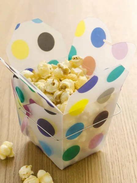 Close Van Popcorn Met Boter — Stockfoto