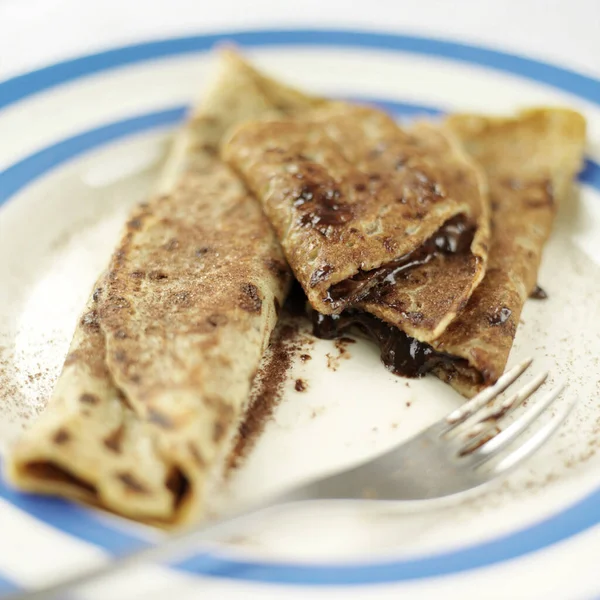 Primo Piano Frittelle Cioccolato — Foto Stock