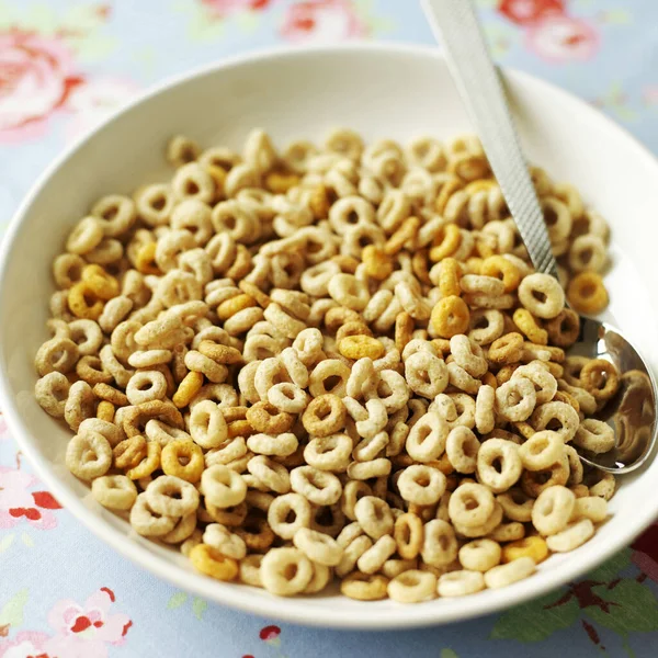 Vista Cerca Cereales Desayuno — Foto de Stock
