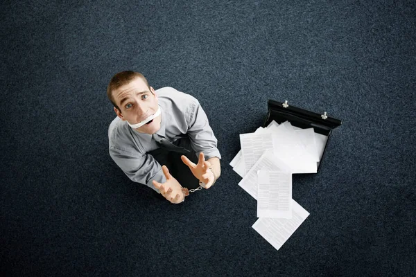 Empresario Pidiendo Ayuda — Foto de Stock