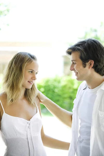 Hombre Mujer Pasando Tiempo Juntos — Foto de Stock