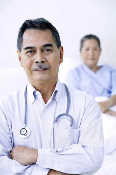 Médico Paciente Sala — Foto de Stock