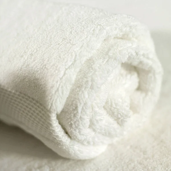 Close Clean Rolled Towel — Stock Photo, Image