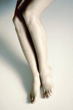 Bir çift seksi bacak.