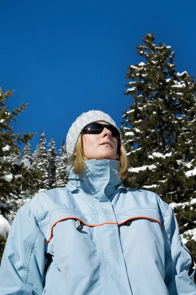 Young Woman Winter Clothing — Stock Photo, Image
