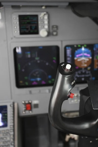 Cockpit Eines Privatflugzeugs — Stockfoto