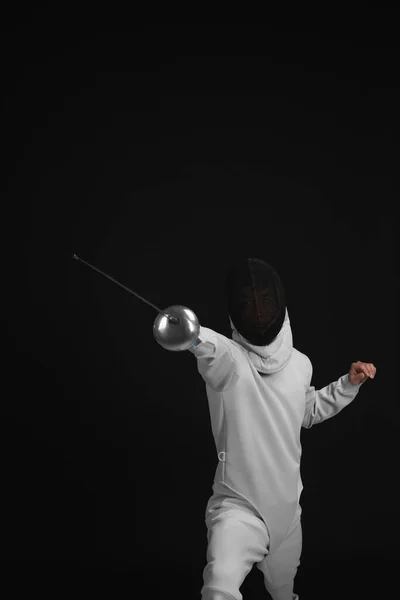 Man Holding Fencing Foil — Stock Photo, Image