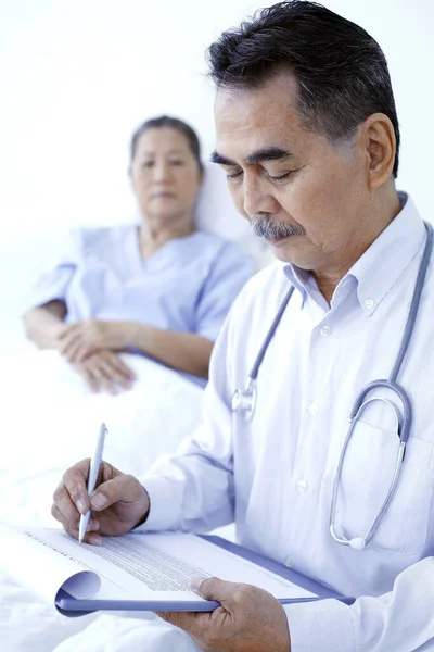 Médico Paciente Enfermaria — Fotografia de Stock
