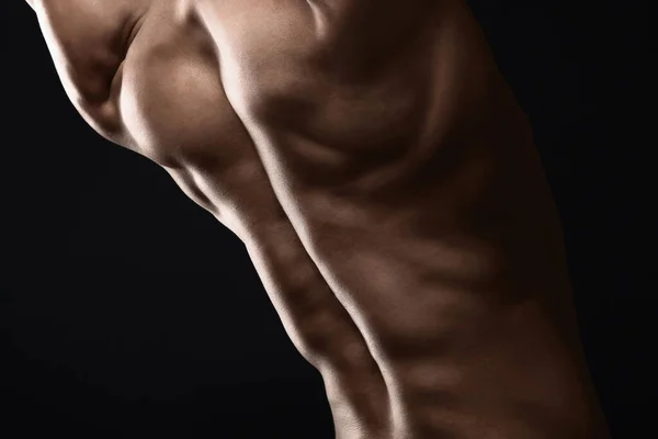 Espalda Hombre Musculoso — Foto de Stock