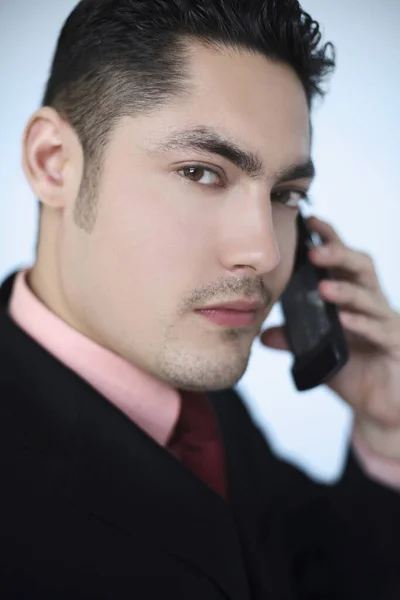 Empresario Hablando Por Teléfono — Foto de Stock