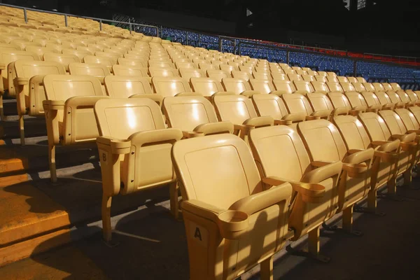 Chaises Vides Dans Stade — Photo