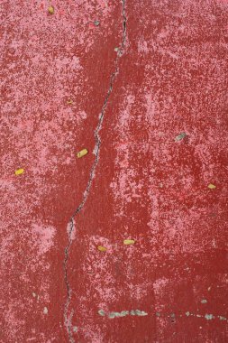 Çatlak beton zemin yakın çekim görüntüsü