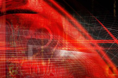 Dijital sanat soyut arkaplanı