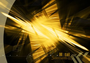 Metal element soyut arkaplan