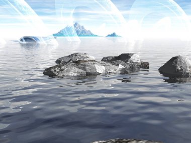 Dijital sanat soyut arkaplanı