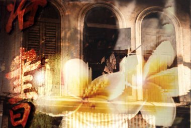 Doğulu tasarım soyut arkaplan