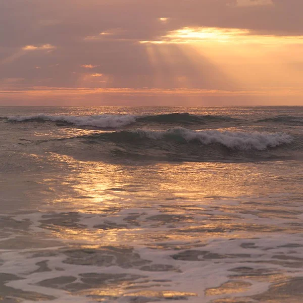 Malpais Costa Rica Sonnenuntergang Vor Der Küste Costa Ricas — Stockfoto