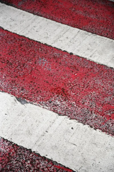 Carretera Con Líneas Pintadas Vista Cerca — Foto de Stock