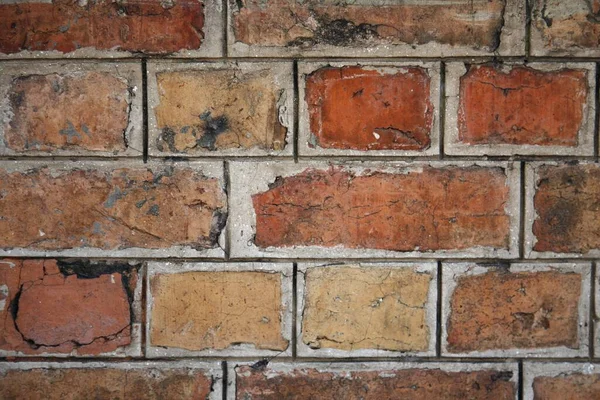 Old Brick Wall Close View — Stock Photo, Image