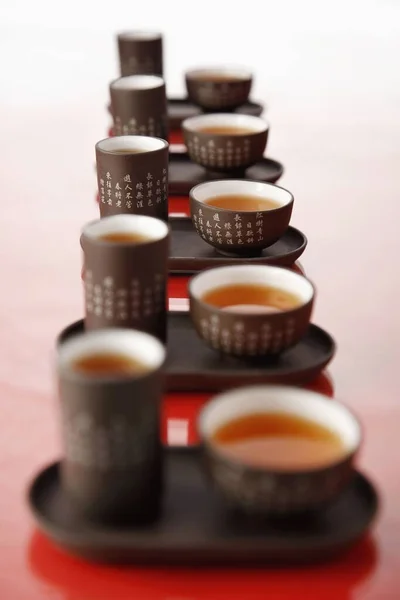 Chinese Tea Set Close View — Stock Photo, Image