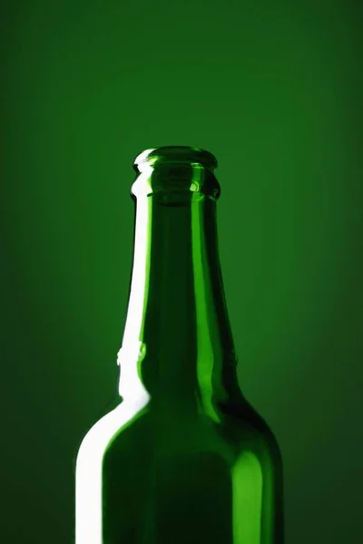 Leere Glasflasche Nahaufnahme — Stockfoto