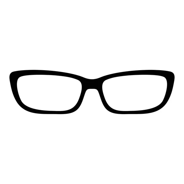 白い背景に隔離されたメガネのアイコンベクトルイラスト — ストックベクタ