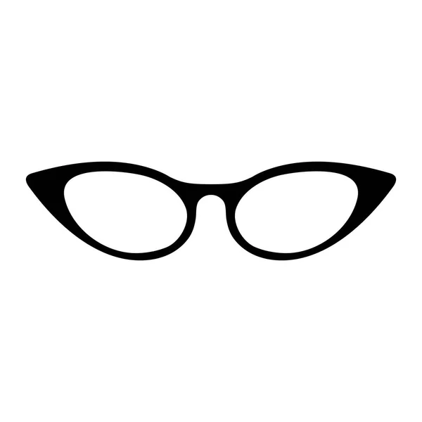 Sonnenbrillen-Symbol isoliert auf weißem Hintergrund, Brille Vector Illustration — Stockvektor