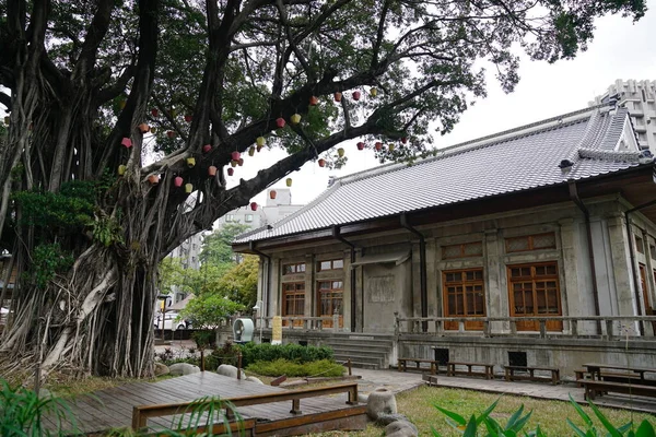 台湾台中 2018年11月2日 捕获日本典狱长和警察在1937年建造的自然之路六艺术中心的建筑 — 图库照片