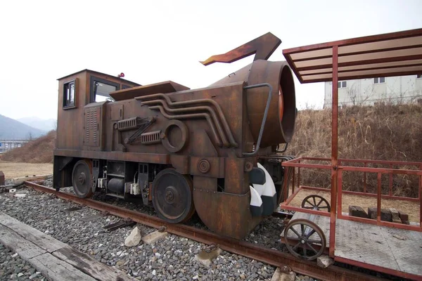 Gangchon Rail Park Chuncheon Corea Del Sur Febrero 2019 Carro — Foto de Stock