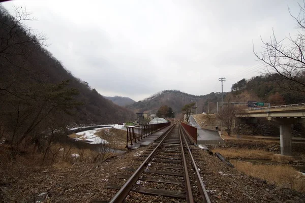 Gangchon Rail Park Chuncheon Corea Del Sur Febrero 2019 Carro —  Fotos de Stock