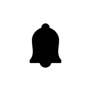 Bell Simgesi vektörü. Web siteniz için uyarı sembolü