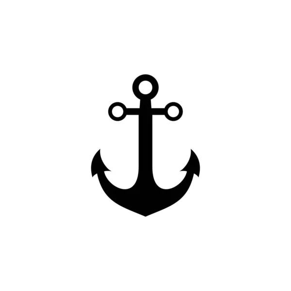 Anchor Icon Vector Anchor Symbol Logo Anchor Marine Icon — Stock Vector