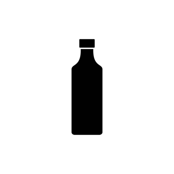 瓶子图标隔离在白色背景上 时尚平面设计中的瓶子图标 — 图库矢量图片
