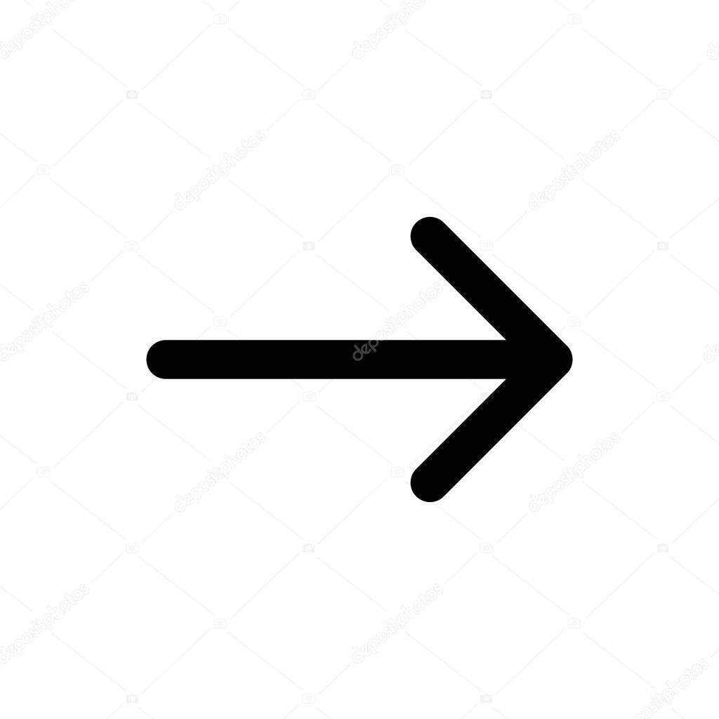 Arrow icon. Arrow symbol. Arrow icon for your web desig