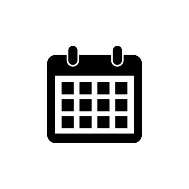 Takvim simgesi vektörü. Takvim simgesi