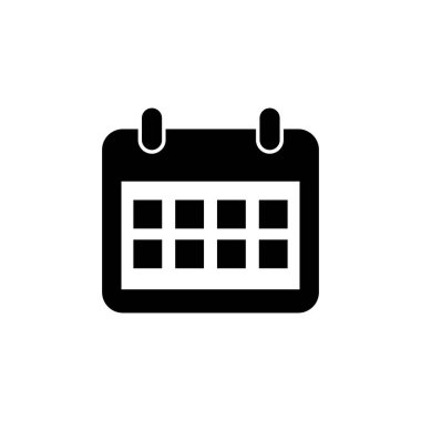 Takvim simgesi vektörü. Takvim simgesi