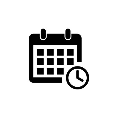 Takvim simgesi vektörü. Takvim simgesi
