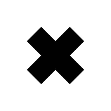 İkonu kapat. Simgeyi sil. sil, iptal et, simgeden çık