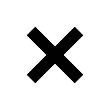 İkonu kapat. Simgeyi sil. sil, iptal et, simgeden çık