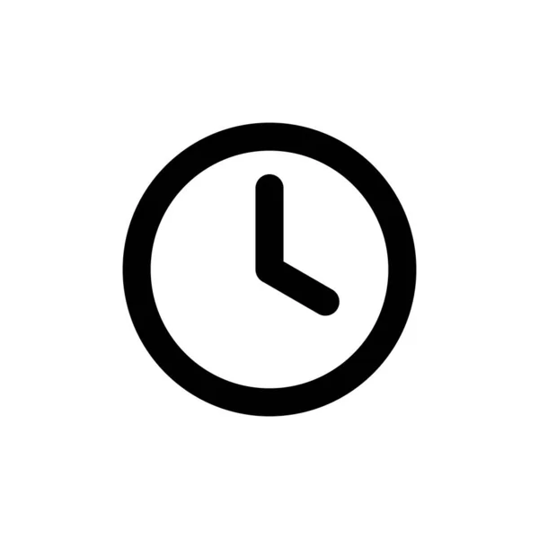 Uhr Symbol Zeitsymbolvektor Uhrenvektor — Stockvektor