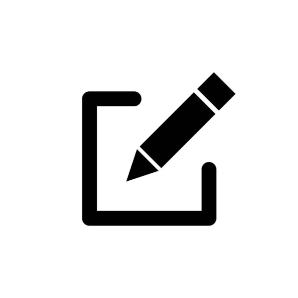 Edit Icon Pencil Icon Sign Icon Vecto — Stock Vector