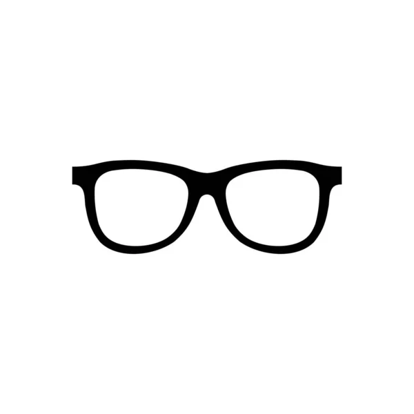 メガネのアイコンベクトル スタイリッシュな眼鏡 白い背景にメガネのアイコン 光学的概念 — ストックベクタ