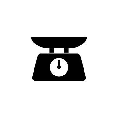 Beyaz arkaplanda ölçekli simge izole edilir. Kanun ölçekli ikon. Vektör simgesini ölçeklendirir. Doğrusal