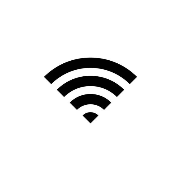 Wifi Icon Isoliert Auf Weißem Hintergrund Signalvektorsymbol Funk Und Wifi — Stockvektor