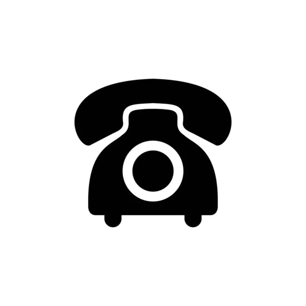 Значок Телефона Вектор Значка Телефона Значок Вызова Контакты — стоковый вектор